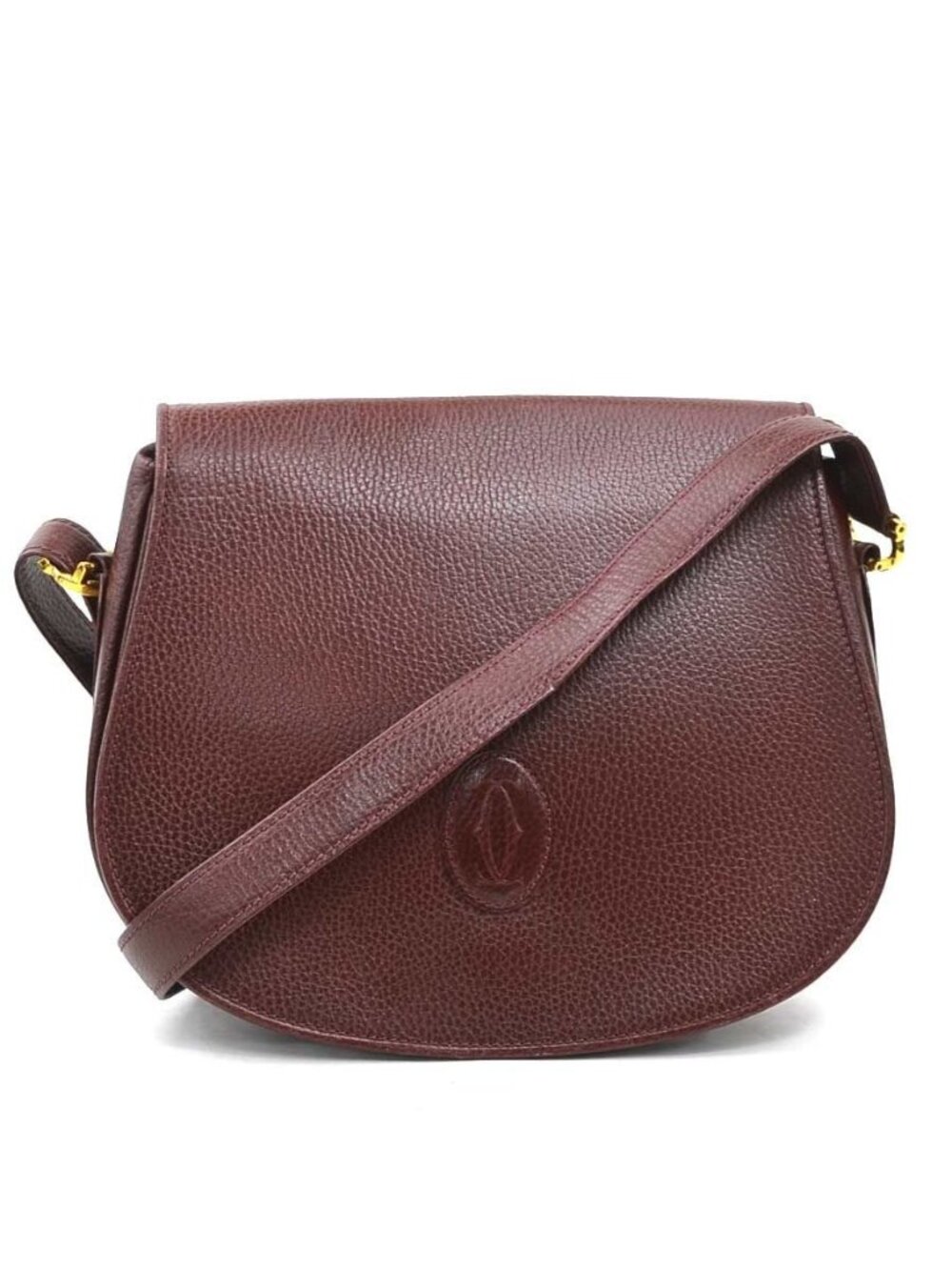 Cartier Shoulder Bag Burgundy